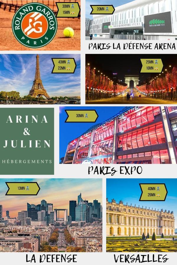 Arina & Julien La Defense-Paris Apartment Suresnes Luaran gambar